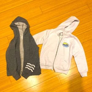 Two cool hoodies